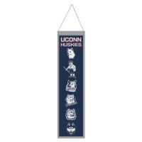 UConn Huskies / Vintage Collegiate EVOLUTION Wool Banner 8" x 32"