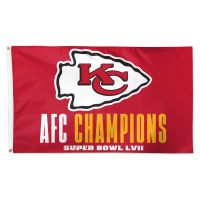 AFC Champions Kansas City Chiefs AFC CHAMP Flag - Deluxe 3' X 5'