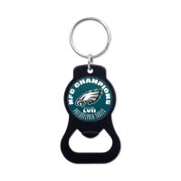 NFC Champions Philadelphia Eagles NFC Champ Black Bottle Opener Key Ring