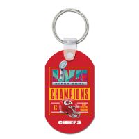 Super Bowl Champions Kansas City Chiefs Metal Key Ring - Aluminum