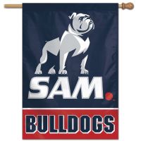 Samford Bulldogs Vertical Flag 28" x 40"