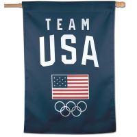 USOC Team USA Logo Vertical Flag 28" x 40"