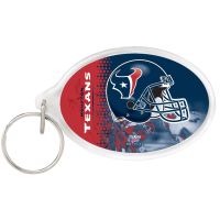 Houston Texans Acrylic Key Ring Carded Oval