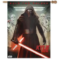 / New Trilogy Vertical Flag 28" x 40" Kylo Ren
