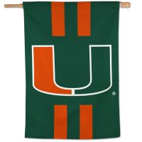 Miami Hurricanes Vertical Flag 28" x 40"