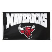 NEBRASKA OMAHA MAVERICKS / Vintage Collegiate Flag - Deluxe 3' X 5'