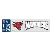 NEBRASKA OMAHA MAVERICKS / Vintage Collegiate Perfect Cut Decals 3" x 10"
