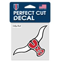 NEBRASKA OMAHA MAVERICKS / Vintage Collegiate Perfect Cut Color Decal 4" x 4"