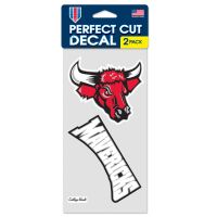 NEBRASKA OMAHA MAVERICKS / Vintage Collegiate Perfect Cut Decal 4" x 8"