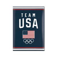 USOC Team USA Logo Metal Magnet 2.5" x 3.5"