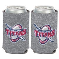 Detroit Mercy Titans GREY HEATHER Can Cooler 12 oz.