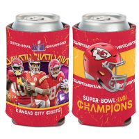 Super Bowl Champions Kansas City Chiefs Can Cooler 12 oz. Multiple Players