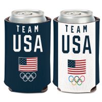 USOC Team USA Logo Can Cooler 12 oz.