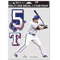 Texas Rangers PLAYERS CHOICE DIAMOND CLUB(R) Multi Use 3 Fan Pack Corey Seager