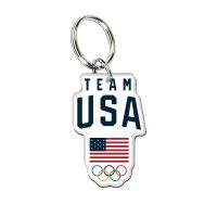 USOC Team USA Logo Premium Acrylic Key Ring