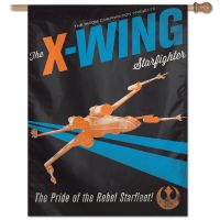 / Original Trilogy X-WING STARFIGHTER Vertical Flag 28" x 40" X-Wing