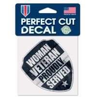 Patriotic Perfect Cut Color Decal 4" x 4"