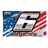 Brad Keselowski / Patriotic Flag - Deluxe 3' X 5'