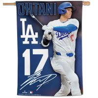 Los Angeles Dodgers Vertical Flag 28" x 40" Shohei Ohtani