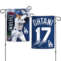 Los Angeles Dodgers Garden Flags 2 sided 12.5" x 18" Shohei Ohtani