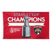 Stanley Cup Champions Florida Panthers STANLEY CUP CHAMPION Flag - Deluxe 3' X 5'