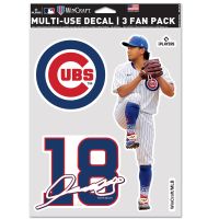 Chicago Cubs PLAYERS CHOICE DIAMOND CLUB(R) Multi Use 3 Fan Pack Shota Imanaga