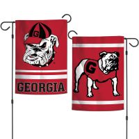 Georgia Bulldogs / Vintage Collegiate Garden Flags 2 sided 12.5" x 18"