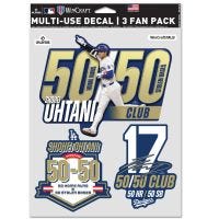 Los Angeles Dodgers Multi Use 3 Fan Pack Shohei Ohtani