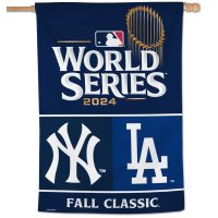 World Series Both Teams Vertical Flag 28" x 40"