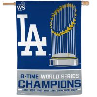 World Series Champions Los Angeles Dodgers Vertical Flag 28" x 40"