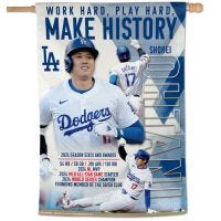 Los Angeles Dodgers Vertical Flag 28" x 40" Shohei Ohtani