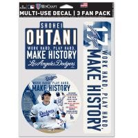 Los Angeles Dodgers Multi Use 3 Fan Pack Shohei Ohtani