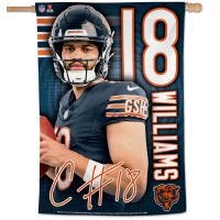Chicago Bears Vertical Flag 28" x 40" Caleb Williams