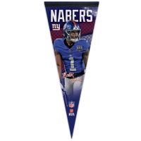 New York Giants Premium Pennant 12" x 30" Malik Nabers