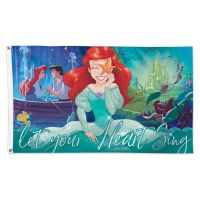 / Disney ARIEL LOOK BEYOND THE SURFACE Flag - Deluxe 3' X 5' Ariel
