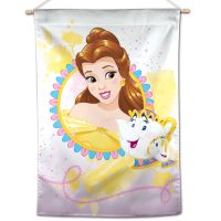 / Disney BELLE/TEAPOT Vertical Flag 28" x 40" Belle