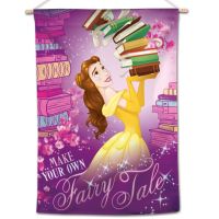 Princesses / Disney BELLE/BOOKS Vertical Flag 28" x 40" Belle