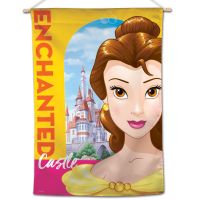 / Disney BELLE / CASTLE Vertical Flag 28" x 40" Belle