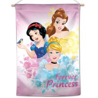 / Disney FOREVER PRICESS Vertical Flag 28" x 40" Princesses