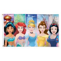/ Disney PRINCESSES Flag - Deluxe 3' X 5' Princesses
