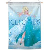 / Disney FROZEN ICE POWER Vertical Flag 28" x 40" Elsa