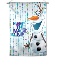 / Disney OLAF KEEP MAGIC THE ALIVE Vertical Flag 28" x 40" Olaf