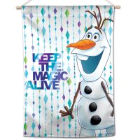 Frozen / Disney OLAF KEEP MAGIC THE ALIVE Vertical Flag 28" x 40" Olaf