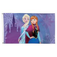 / Disney DISNEY FROZEN ELSA & ANNA Flag - Deluxe 3' X 5' Multiple Players