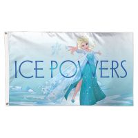 / Disney FROZEN ELSA ICE POWER Flag - Deluxe 3' X 5' Elsa