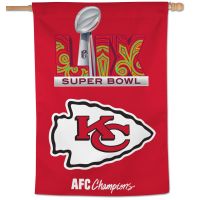 AFC Champions Kansas City Chiefs Vertical Flag 28" x 40"