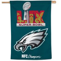 NFC Champions Philadelphia Eagles Vertical Flag 28" x 40"