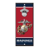 U.S. Marines Bottle Opener Sign 5x11