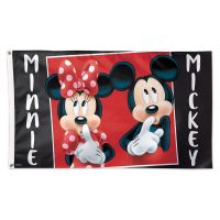 Mickey & Friends / Disney Mickey & Minne Photo Flag - Deluxe 3' X 5' Mickey & Friends