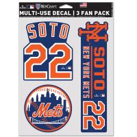 New York Mets Multi Use 3 Fan Pack Juan Soto